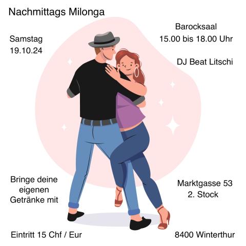 Nachmittags Milonga im Barocksaal