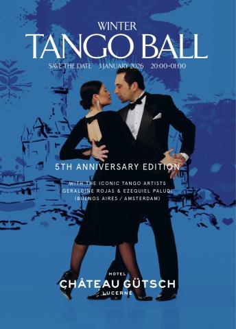 Grand Milonga 3. Januar 2026 im Château Gütsch 