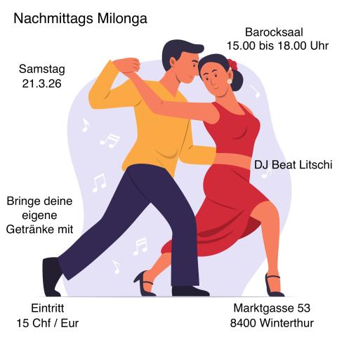 Nachmittags Milonga im Barocksaal